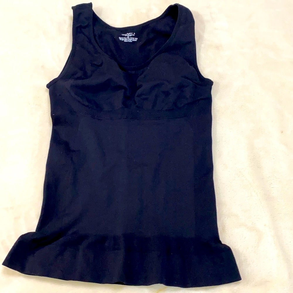 Black “camishaper” body shaper top